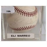 Eli Marreo Signed Baseball