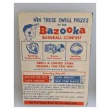 1957 Topps Baseball - Bazooka Contest Card