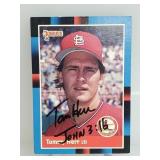  Tommy Herr AUTO 1988 Donruss #208