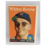 1958 Topps - #438 - Whitey Herzog