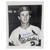 Ed Spiezio Signed St. Louis Cardinals Photo