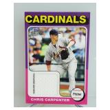  Chris Carpenter 2011 Topps Mini Jersey Relic