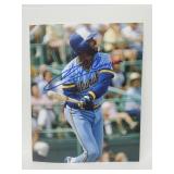 Cecil Cooper Signed Photograph