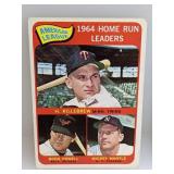 1965 Topps - #3 - Homerun Leaders - Mantle
