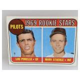 1969 Topps - #394 Lou Piniella Rookie Card Pilots