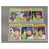 1969 Topps Sporting News - All Stars - 6 Cards
