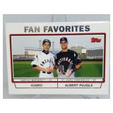  Albert Pujols & Ichiro 2004 Topps Fan Favs #694