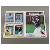 1973/1974 Topps - Hank Aaron cards