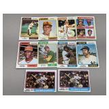 1974 Topps -10 HOF Cards