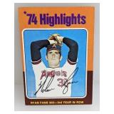 1975 Topps Mini - #5 - Nolan Ryan Mini Highlights