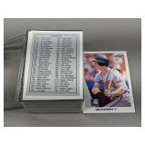 1990 Leaf 92 Cards w/Checklist & HOF - Stars