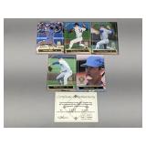 1993 Spectrum Nolan Ryan 5 Card 24 K set