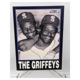 1991 Score Ken Griffey Jr. & Sr. #841