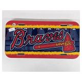 Braves MLB Team License Plates - Plastic