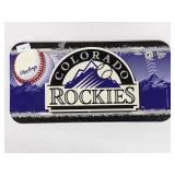 Rockies MLB Team License Plates - Plastic