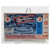 1967  World Series Game 3 Ticket