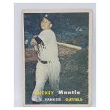 1957 Topps # 95 - Mickey Mantle