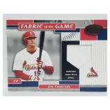 59/100 2002 Leaf Certified Jim Edmonds Relic