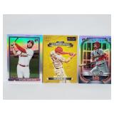 Three Dylan Carlson Baseball Cards