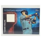 2016 Topps Scouting Report Yadier Molina Relic