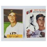 1954 Topps #36 & 1954 Bowman #57 Hoyt Wilhelm Lot