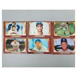 1955 Bowman 6 Card Lot with - HOF