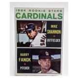 1964 Topps Rookie Stars Mike Shannon & Fanok #262