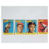 1958 Topps 4 Card All Star Lot - HOF