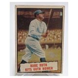 1961 Topps Babe Ruth Hits 60th Homer #401