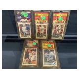 (5) 1991 Upper Deck Football Card Packs W/ Stars