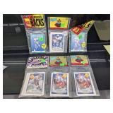 (6) 1990 & 1991 Fleer Football Packs Smith Sanders