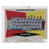 1960 Topps Washington Senators Checklist #43