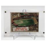 1961 Topps Mickey Mantle Blasts 565 Ft Home Run