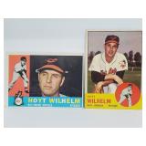 1960 Topps #395 & 1963 Topps #108 - Hoyt Wilhelm