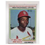 1978 Topps Lou Brock #1