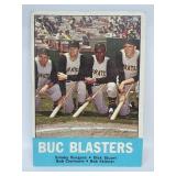 1963 Topps #18 Buc Blasters Roberto Clemente (MK)