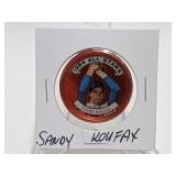 1964 Topps All Stars Sandy Koufax Coin #159