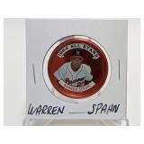 1964 Topps All Stars Warren Spahn Coin #160