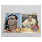(2) Rocky Colavito Baseball Cards