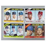1966 Topps 4 Card Rookie Lot Sutton, Jenkins