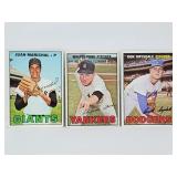 1967 Topps HOF Pitcher Lot Ford Drysdale Marichal