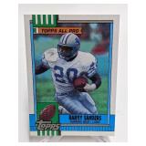 1990 Topps All Pro Barry Sanders #352 Rookie Card