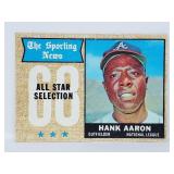 1968 Topps All Star #370 -Hank Aaron