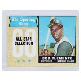 1968 Topps All Star #374 - Roberto Clemente