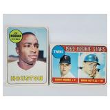 1969 O-Pee-Chee Joe Morgan & Greg Nettles RC Card