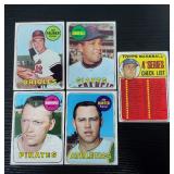 1969 Topps - 5 Card HOF Pitcher Lot