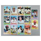 1976 Topps - 14 Card Lot HOF & Stars