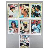 1978 Topps - 7 Card All Star Lot Brett, Bench, etc