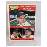 1965 Topps HR Leaders Mantle Killebrew Powell