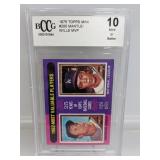 1957 Topps Mini Mickey Mantle BCCG 10